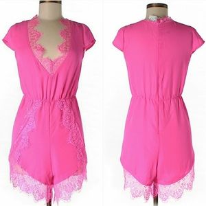 NWT Hot Pink Romper
